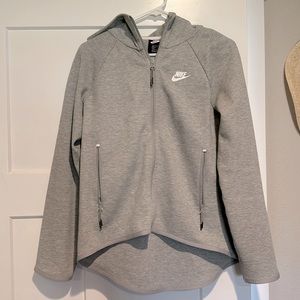 Like New Nike gray zip up hoodie—size XS